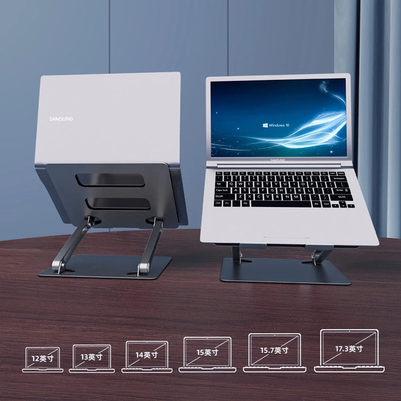 Laptop Stand Folding Stand Portable Aluminum Alloy Notebook Stand 10-17Inch Macbook Air Pro Laptop Holder Computer Support