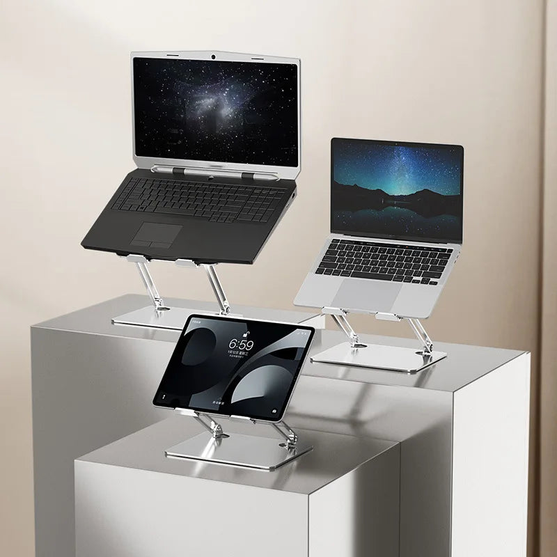 Laptop Stand Folding Stand Portable Aluminum Alloy Notebook Stand 10-17Inch Macbook Air Pro Laptop Holder Computer Support