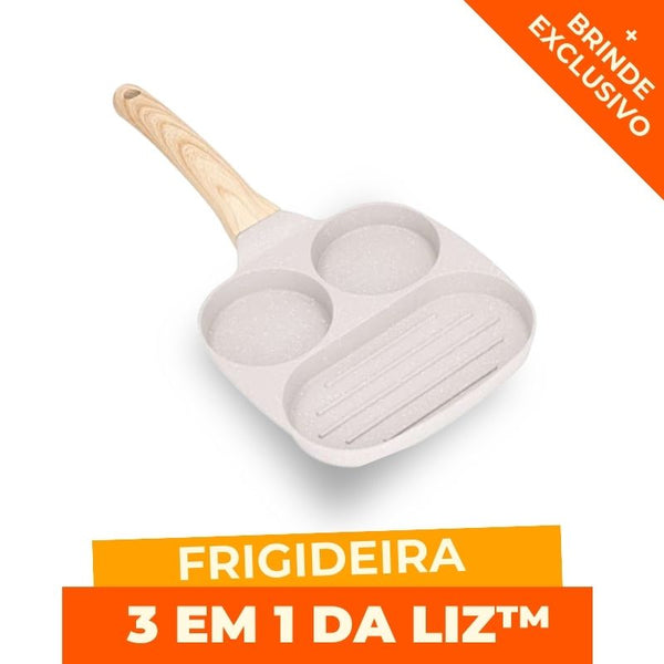 Frigideira Antiaderente 3 em 1 da LIZ™