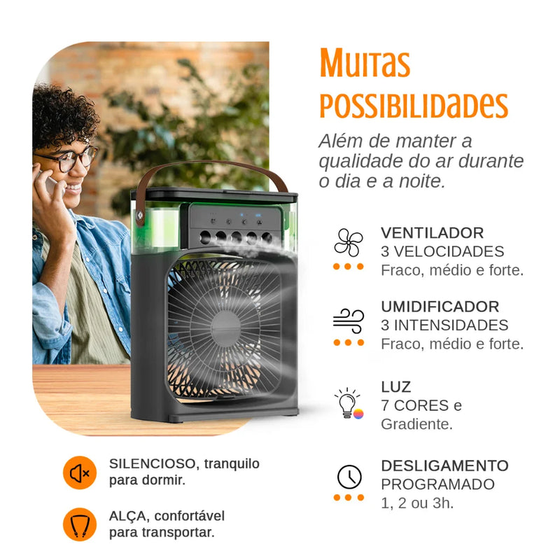 Ar Condicionado Portátil 3 em 1 LIZ™ | IZI-AIR™ + Brinde Exclusivo